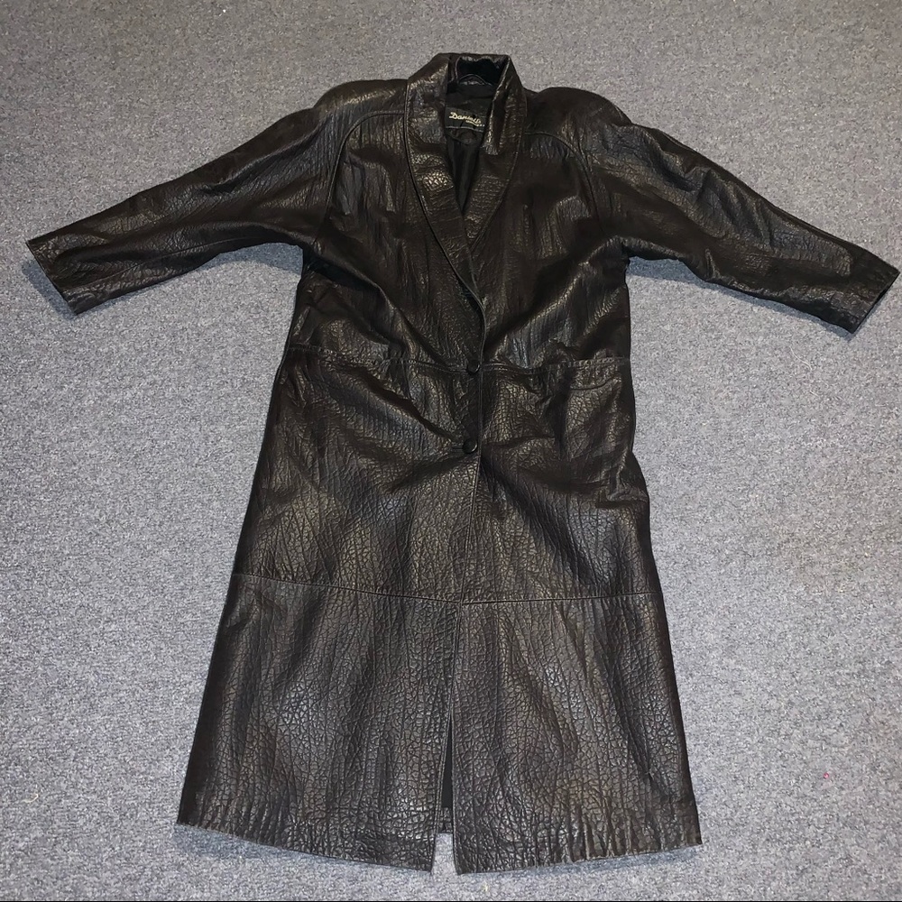 leather trench coat made in chicago